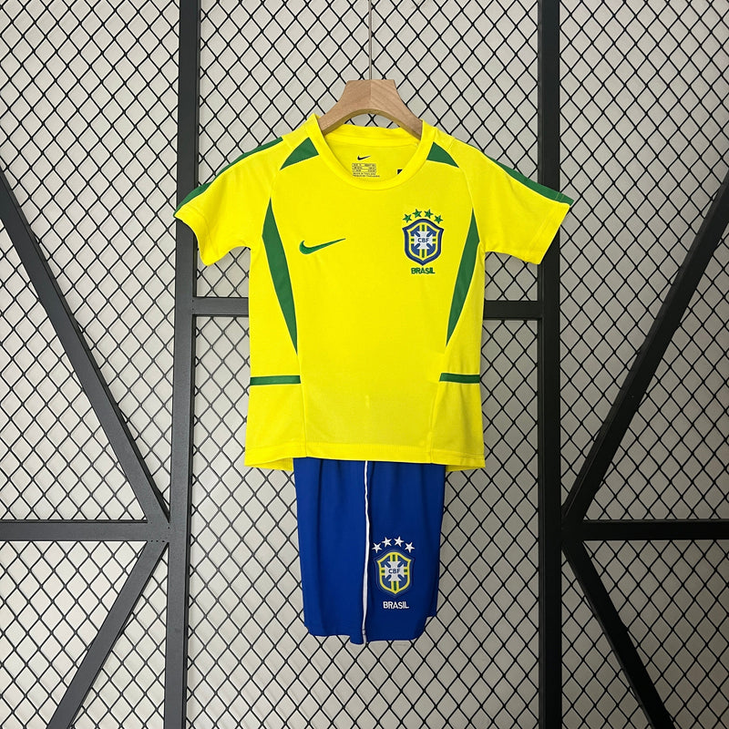 BRAZIL I 2002 JERSEY CHILDREN'S SET (RETRO)