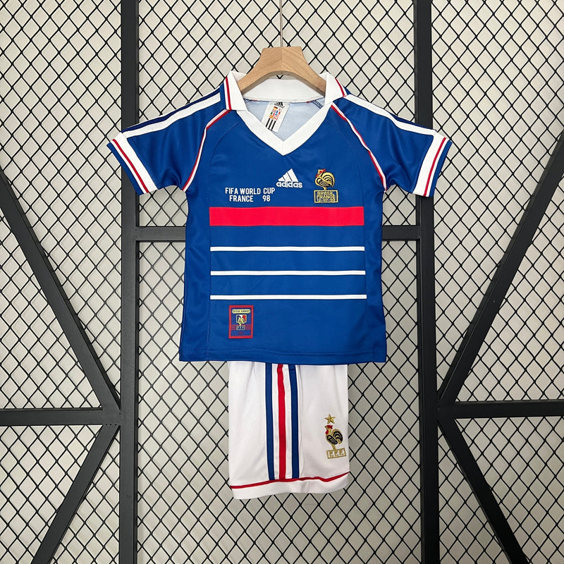 FRANCE I SPECIAL WORLD FINAL 98 JERSEY CHILDREN'S SET (RETRO)