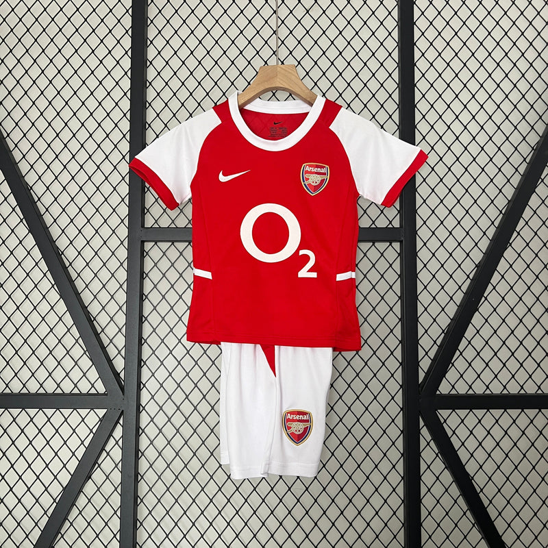 ARSENAL I JERSEY 02/04 CHILDREN'S SET (RETRO)