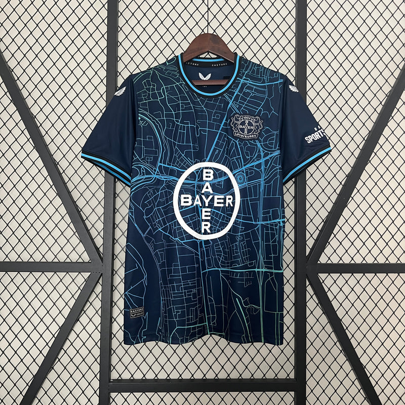 CAMISOLA BAYER LEVERKUSEN EDIÇÃO ESPECIAL LIMITADA AZUL 24/25 homem