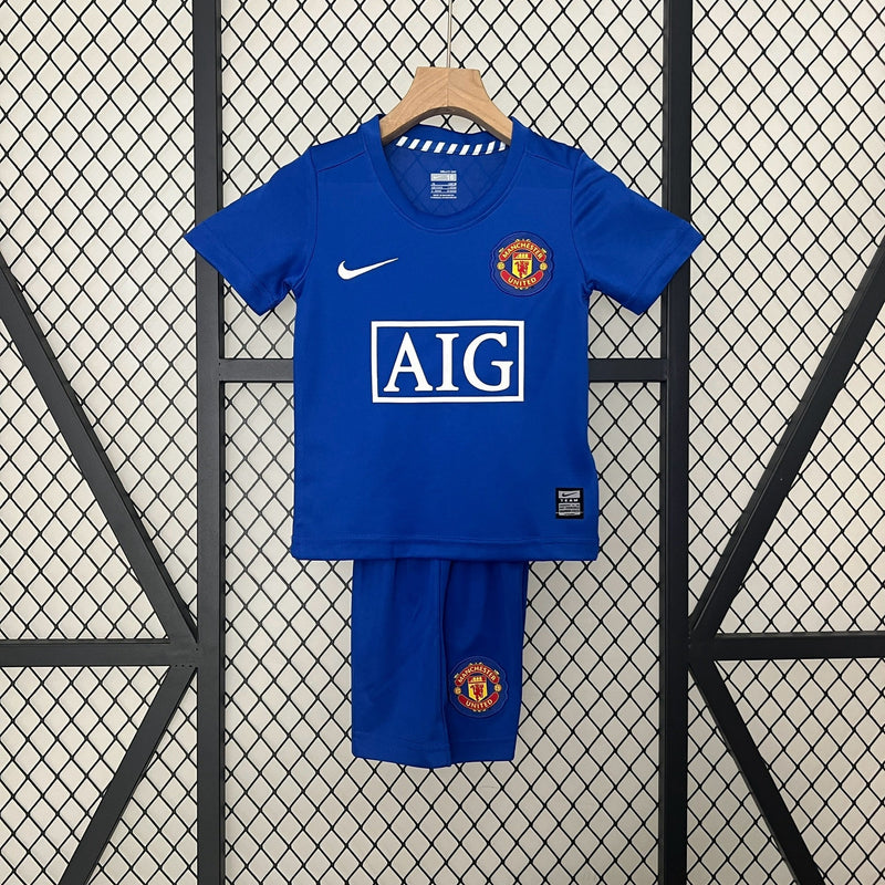 MANCHESTER UNITED III SHIRT 08/09 CHILDREN'S SET (RETRO)