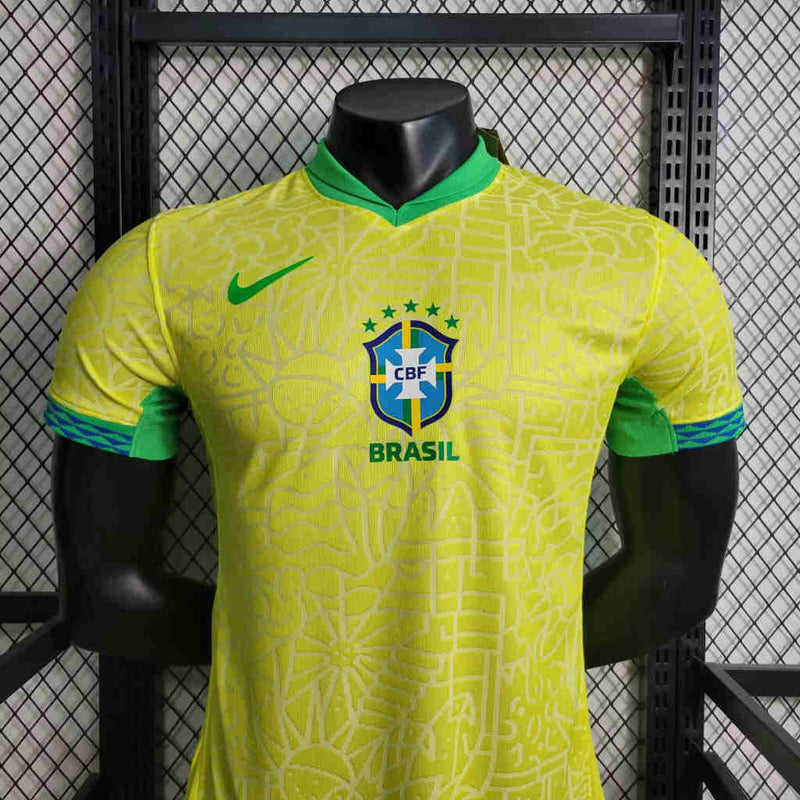 CAMISOLA BRASIL I COPA AMÉRICA 2024 homem (VERSÃO JOGADOR)