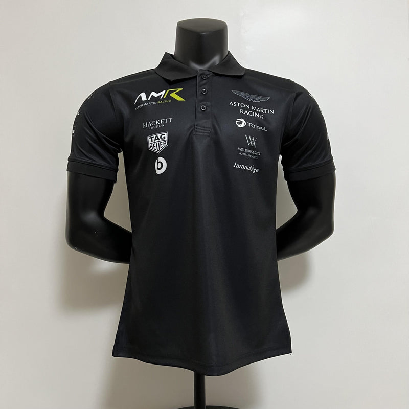 F1 Aston Martin 2023 Jersey - Black POLO