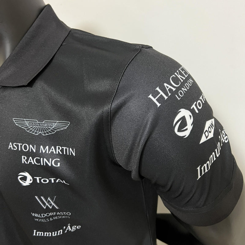 F1 Aston Martin 2023 Jersey - Black POLO