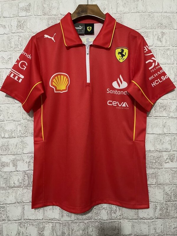 CAMISOLA F1 FERRARI 2024 F1 shirt RED - POLO