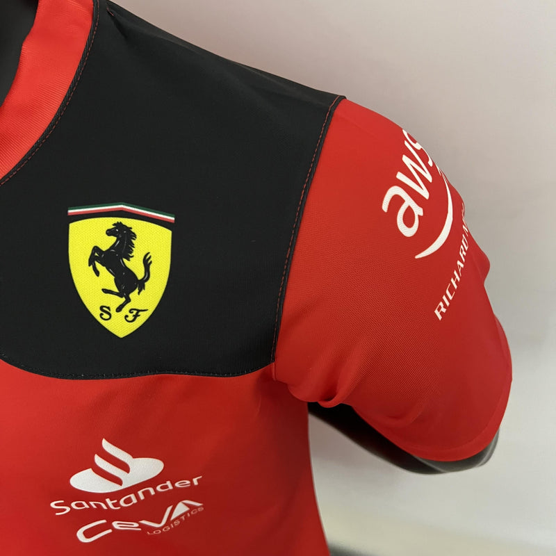 F1 Ferrari 2023 red shirt -