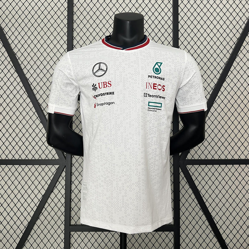 F1 SWEATSHIRT Mercedes 2024 new white F1 shirt