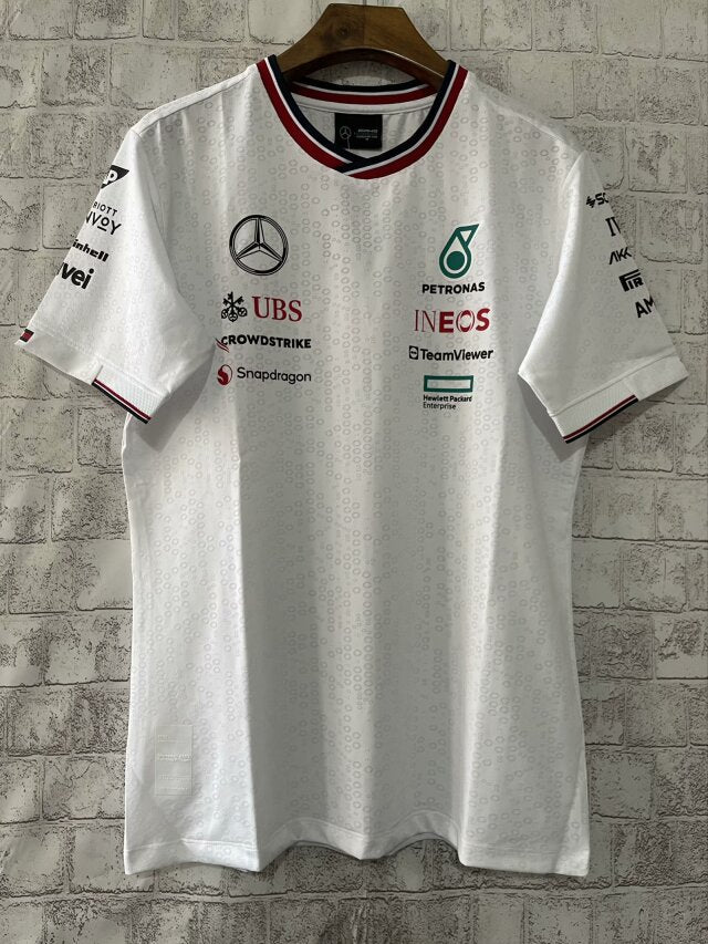 F1 SWEATSHIRT Mercedes 2024 new white F1 shirt