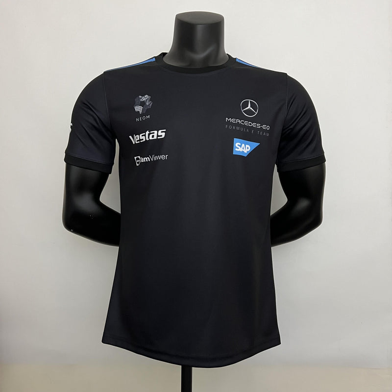 F1 SWEATSHIRT Mercedes Benz 2023 Black T-shirt - 2