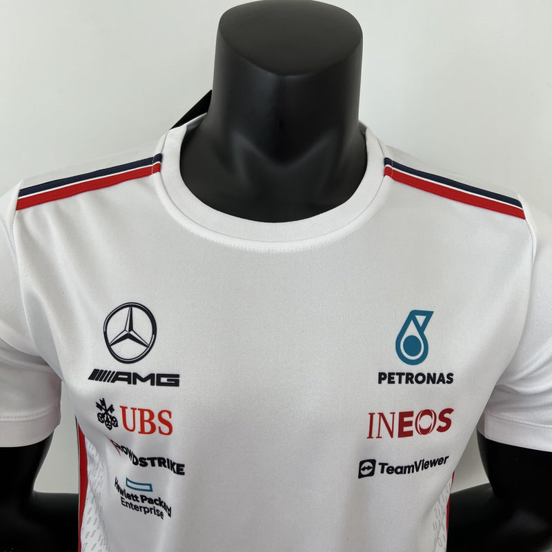 F1 SWEATSHIRT Mercedes Benz 2023 White T-shirt - 2