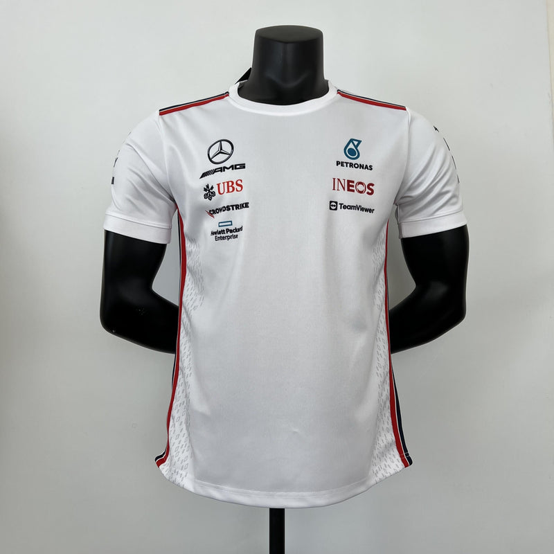 F1 SWEATSHIRT Mercedes Benz 2023 White T-shirt - 2