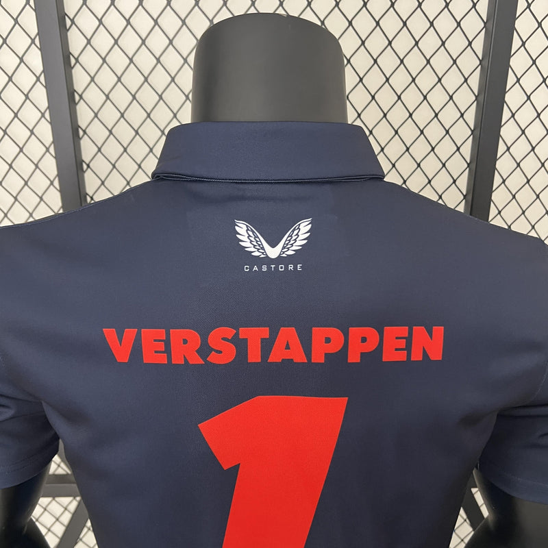 F1 Red Bull 2024 #VERSTAPPEN JERSEY - #1 - Blue - POLO