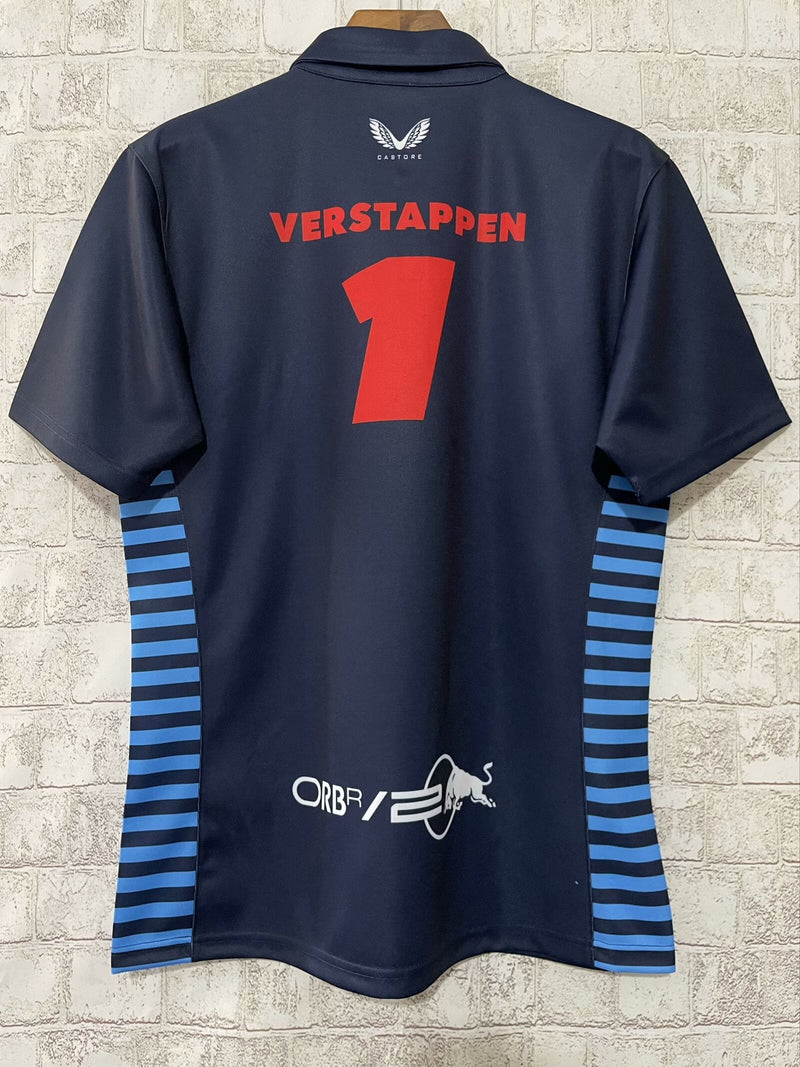 F1 Red Bull 2024 #VERSTAPPEN JERSEY - #1 - Blue - POLO