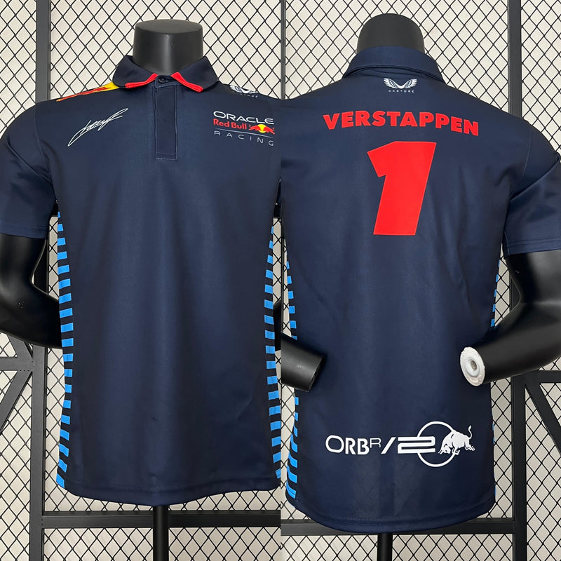 F1 Red Bull 2024 #VERSTAPPEN JERSEY - #1 - Blue - POLO