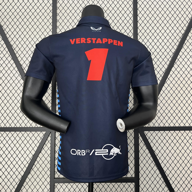 F1 Red Bull 2024 #VERSTAPPEN JERSEY - #1 - Blue - POLO