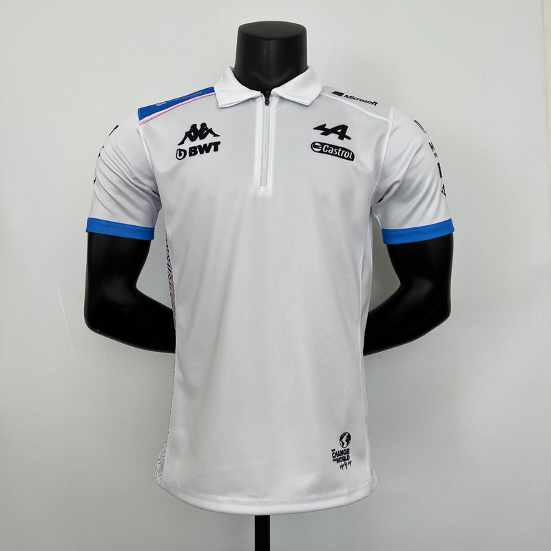 F1 Alpine 2023 F1 white jersey - POLO