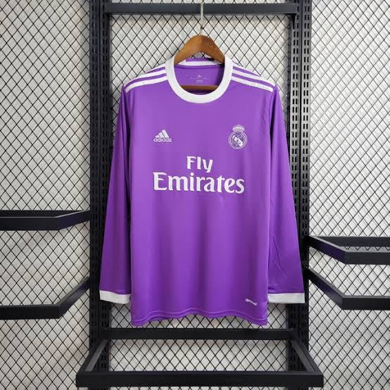 REAL MADRID PURPLE men (RETRO) (LONG SLEEVE)