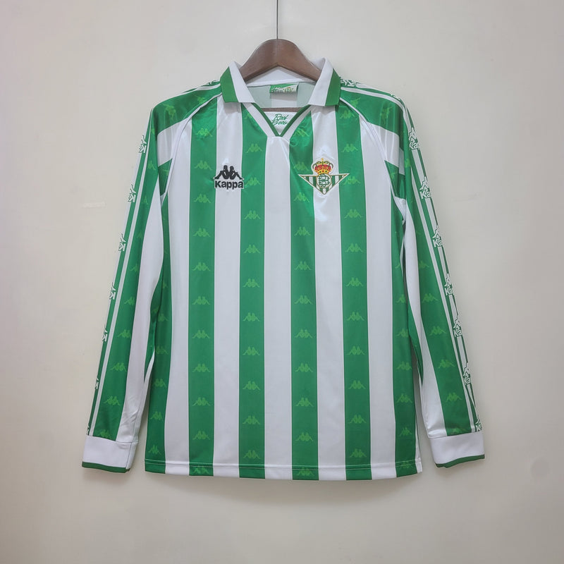 REAL BETIS I 95/97 homem (RETRO) MANGA LONGA