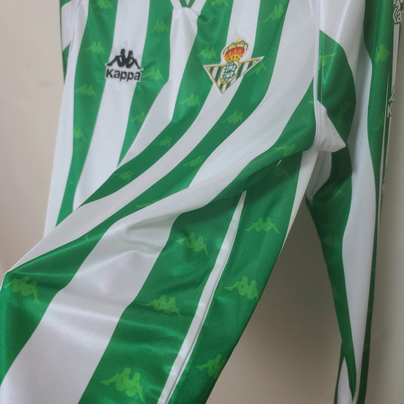 REAL BETIS I 95/97 homem (RETRO) MANGA LONGA