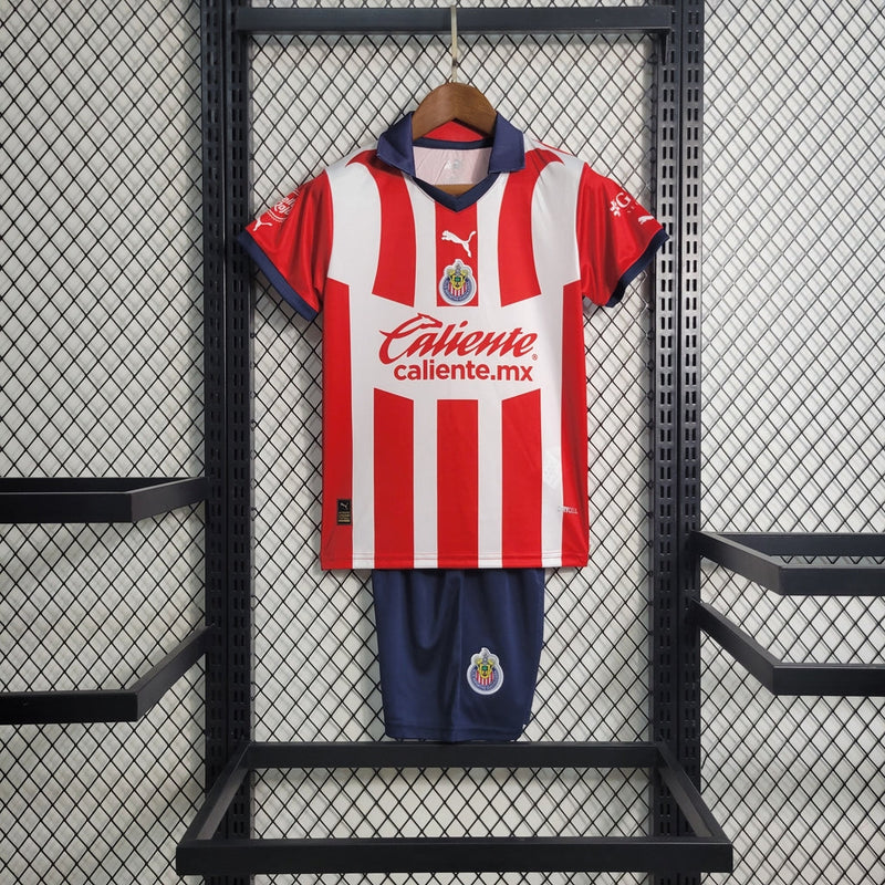 CHIVAS GUADALAJARA I JERSEY 23/24 CHILDREN'S SET