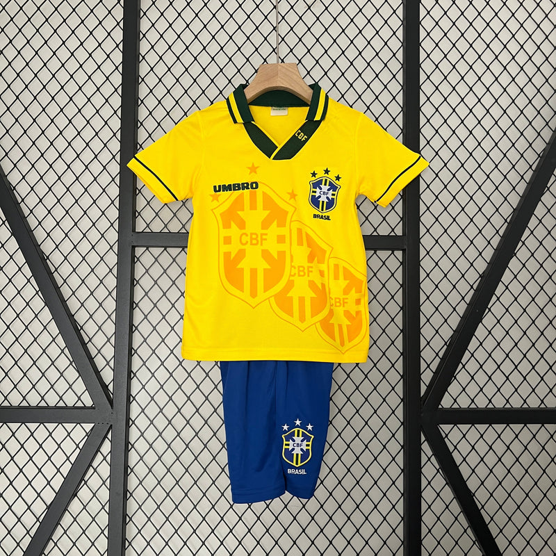 BRAZIL I 94 JERSEY CHILDREN'S SET (RETRO)